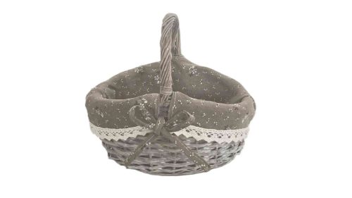 Bevásárló Kosár Szürke 68-58-GREY/S - 24*18*H9/13/21cm