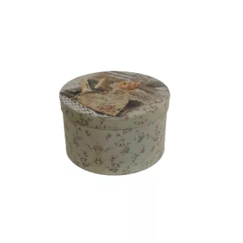   Ajándék-Virág Papírdoboz Szett/3 100-14/KICSI - D15*H8cm (24/#)