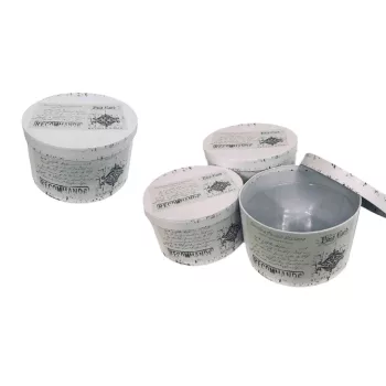   Ajándék-Virág Papírdoboz Szett/3 100-21/KICSI - D15*H8cm (24/#)