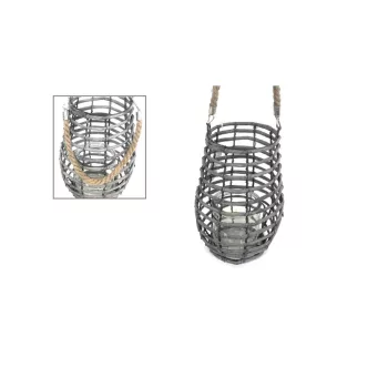 Mécsestartó Szürke 90-M-73 - D13/16*H25cm (8/#)