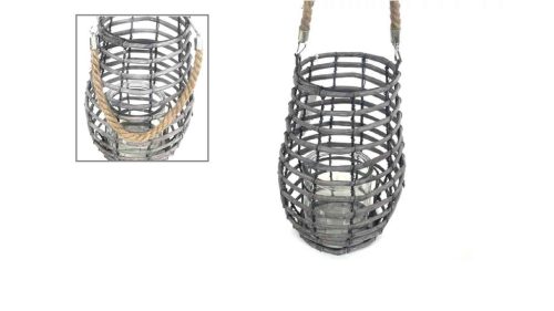 Candle holder Gray 90-M-73 - D13/16*H25cm