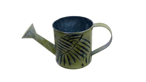 Tin Can Tropical Green 140-B-206 - D10*H10cm