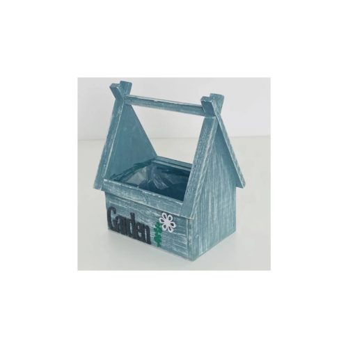 Cottage Kaspó Blue 140-W-42 - 18*15*H10/24cm