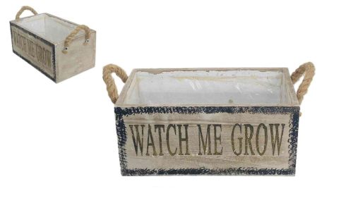 Kaspó Rope Loop Watch Me Grow 140-W-607 - 27*15*H12cm