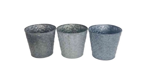 Tin Kaspó Round Bronze 232-B-43 - D18.5/13.5*H16cm 3/60