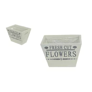 Lemn Kaspó Caramida alba 232-W-206/S - 18*12*H13cm