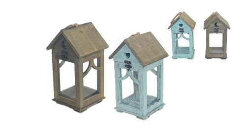 Candlestick House in 2 Colors 232-MM-11 - 13*13*H27cm