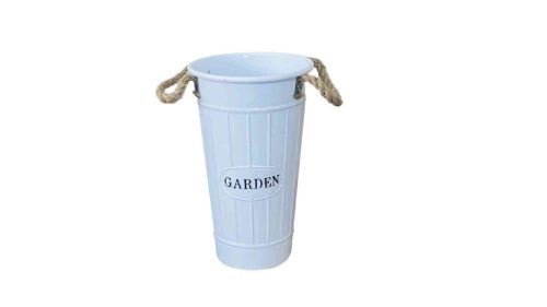 Tin Kaspó Rope Eye High 232-B-968/WHITE - D20*H33cm