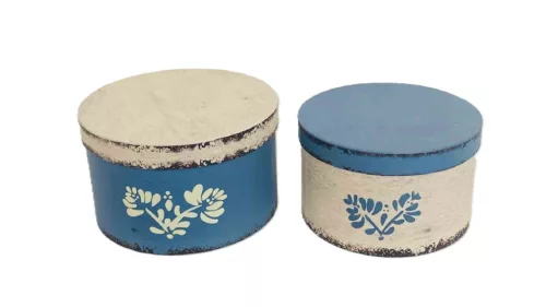 Ajándék-Virág Papírdoboz Szett/2 Bn 100-2121 - D20*H12cm (16/#)
