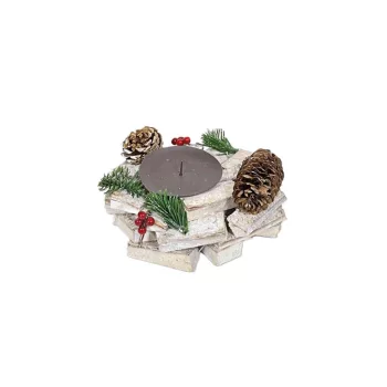 Suport lumanare Rotund 90-GY-111 - D15*H4cm