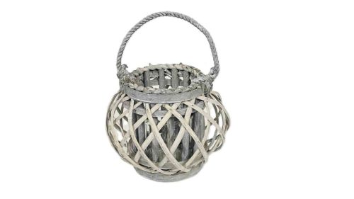 Candle holder Gray 90-M-8/GRAY - D15/23*H18cm