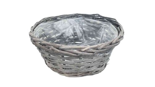 Cane Kaspó Round 90-22-9/GRAY - D24*H10cm
