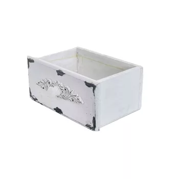 Vintage Kaspó White 140-W-22-75 - 22*14*H10cm