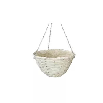 Agatat Kaspó Rotund Alb 38 Cm 17-03 - D38*H20cm