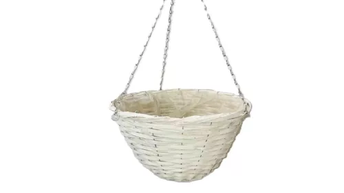 Agatat Kaspó Rotund Alb 38 Cm 17-03 - D38*H20cm