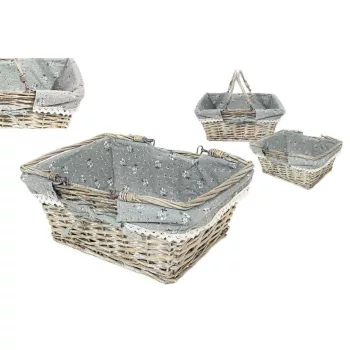   Bevásárló Kosár Lf Szürke 68-96/GREY - 35*27*H15cm (24/#)
