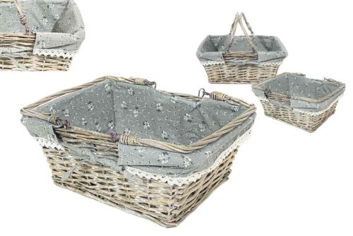 Bevásárló Kosár Lf Szürke 68-96/GREY - 35*27*H15cm