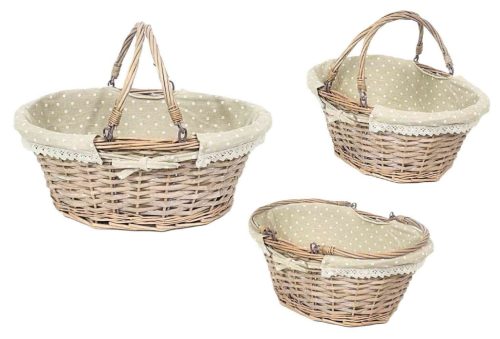 Bevásárló Kosár Lf Barna 68-95/BR - 37*25*H15cm