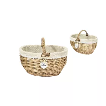 Bevásárló Kosár Natúr 68-13/M - 46*32*H24/34cm (4/#)