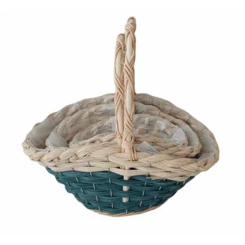   Fonott Füles Kosár Szett/3 54-209 - 36*25*H15/13/32cm (24/#)