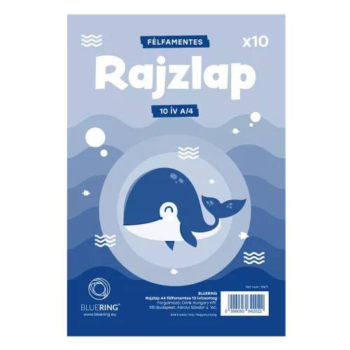 Bluering Rajzlap A/4 Félfamentes 10Db (e)