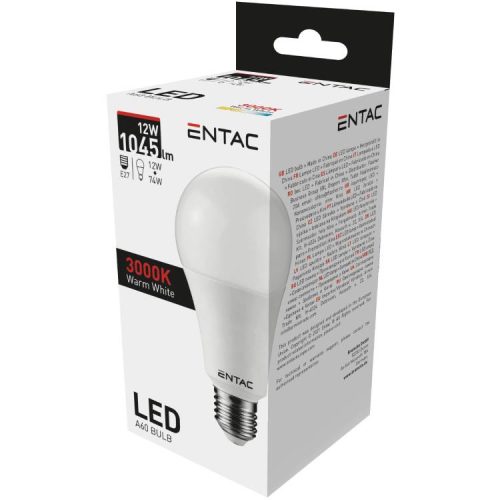 Entac Izzó Led 12W  E27 3000K 1Db (e)
