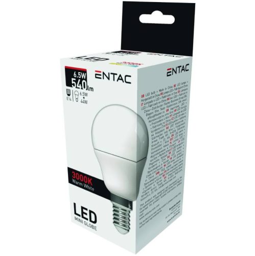 Entac Izzó Led 6,5W E14 3000K 1Db (e)