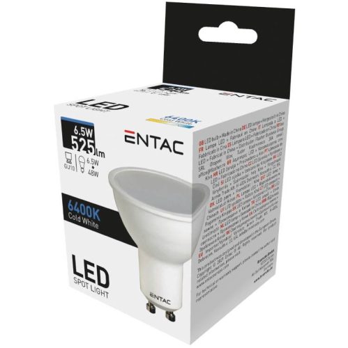 Entac Izzó Led Gu10 6,5W 6000K 1Db (e)