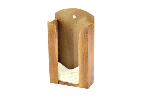 Suport din lemn pentru buzunar pentru hârtie + buzunar