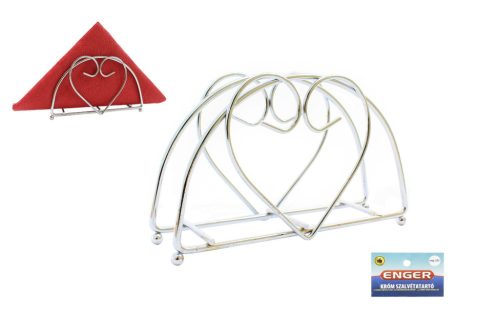 Chrom-Serviettenhalter, oval, eng-285