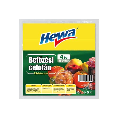 Hewa Befőző Celofán 40X40Cm 4Db (e)
