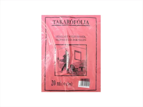 Takarófólia ''Vékony'' 4*5m (20m²) (25/#_2000/rkl)