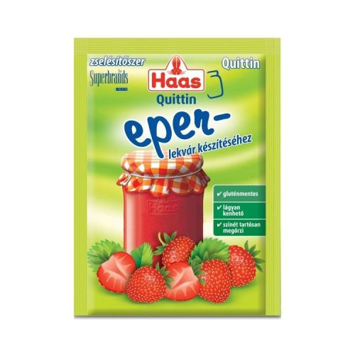 Haas Zselésítőszer Eperlekvár 25G (e)