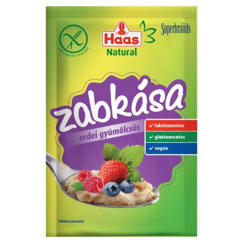 Haas Natural Zabkása Erdei Gyümö.50G (e)