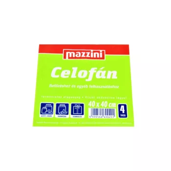 Celofán 400*400 4ív/csom. (Mazzini) (100/#)