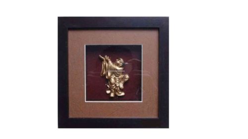 Wandbild Goldener Buddha Nr. 1 457 - 20*20*H3cm 6/24