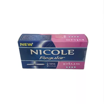   Applikátoros Tampon Nicole Regular 8 Darabos Plus (306/#_4896/rkl)