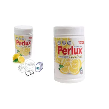   Tisztítókendő Perlux Fürdő/Konyha Lemon Fresh 80 Darabos (6/#_768/rkl)