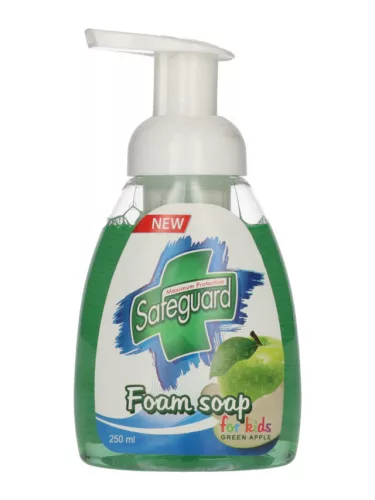 Habszappan Gyerekeknek Safeguard Zöldalma Illattal 250ml (12/#_900/rkl)
