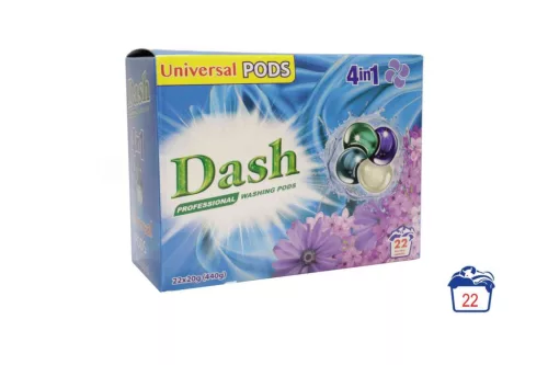 Mosógél Kapszula Dash 4in1 Univerzális 22 Darabos (16/#)