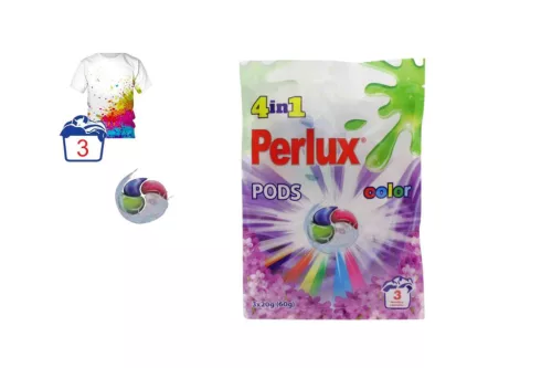 Mosógél Kapszula Perlux 4in1 Color 3 Darabos (100/#)