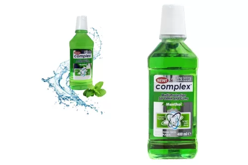 Szájvíz Complex Menthol 400ml (12/#_240/sor_1200/rkl)