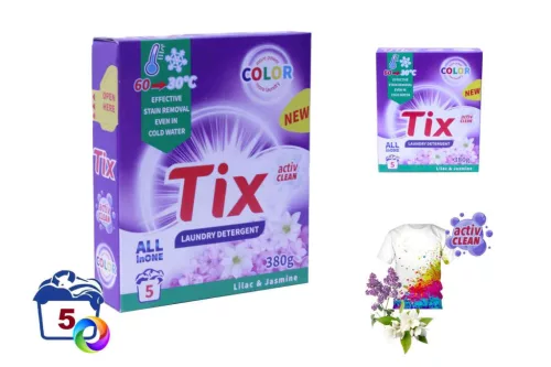 Mosópor Tix Color Orgona & Jázmin (5 mosás) 380g (12/#_144/sor_1152/rkl)