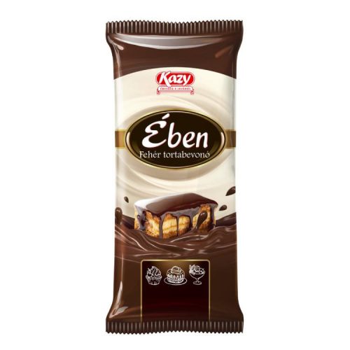 Kazy Ében Tortabevonó Fehér 100G (e)