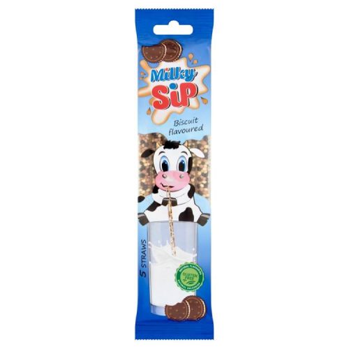 Milky Sip Szívószál Keksz 30G (e)