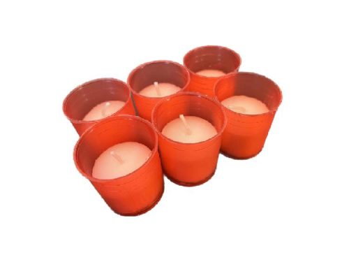 Mécses Betét Piros Wk-30P 6Db (e)