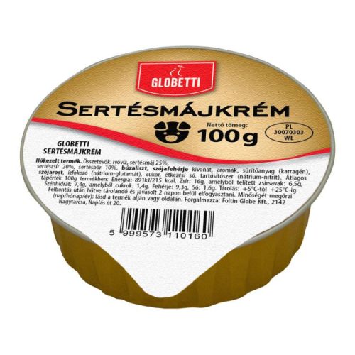 Globetti Májkrém Sertés 100G (e)