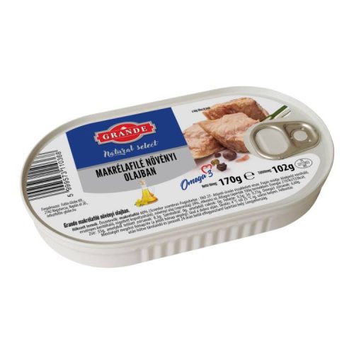Grande Makrélafilé Olajban 170G (e)