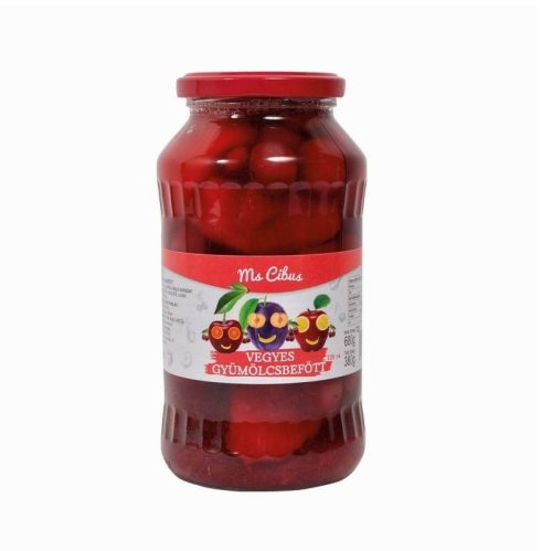 Cibus Vegyesgyümölcsbefőtt 720Ml (e)