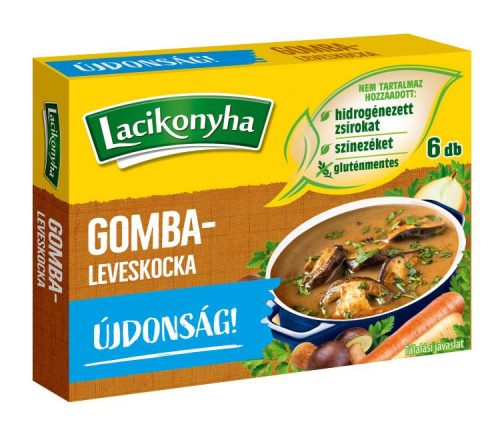 Lacikonyha Kocka Gombaleves 60G (e)